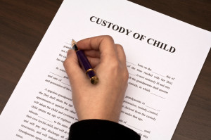 Custody of child document